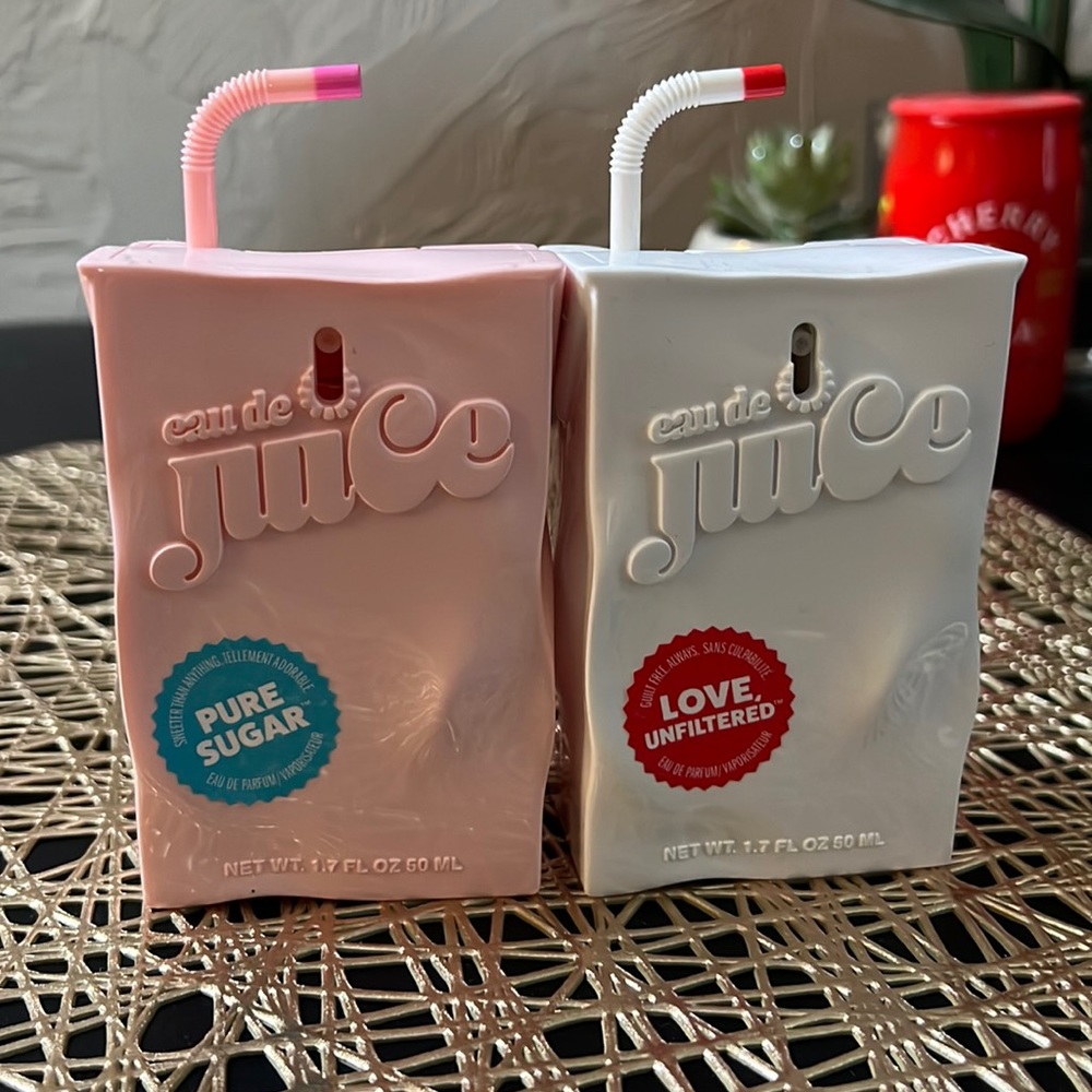 Cosmopolitan Eau de Juice Love, Unfiltered 1.7 oz and Pure Sugar 1.7 oz DUO